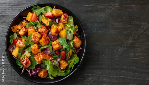 Grilled Chicken and Greens Salad