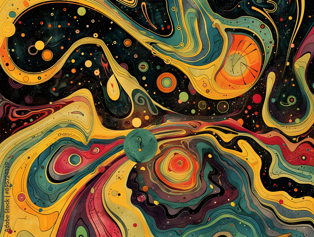 Chaos theory with background illustration