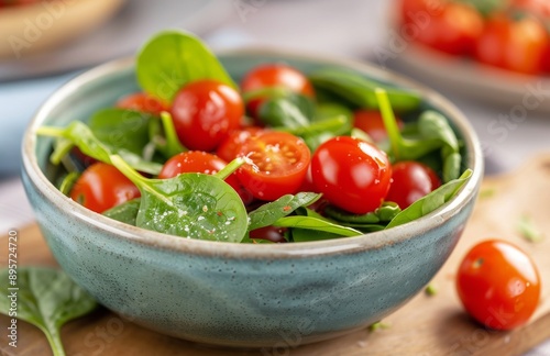 Spinach and Cherry Tomato Salad