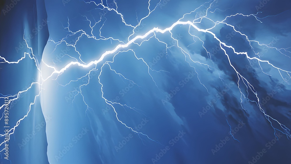 稲妻のイラスト。電気エフェクト素材 Stock Photo | Adobe Stock