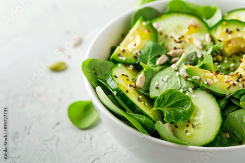Avocado and Cucumber Salad