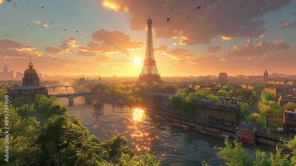 view from eiffel tower
