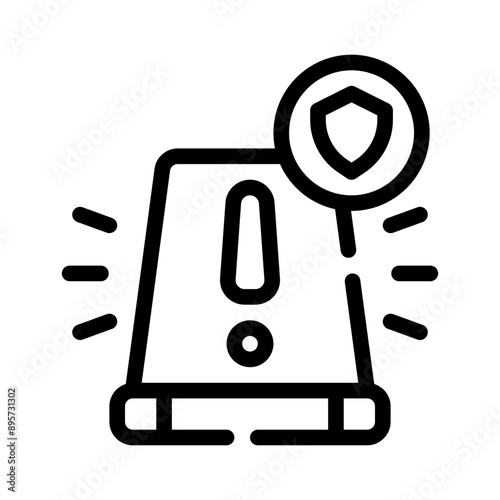 alert line icon