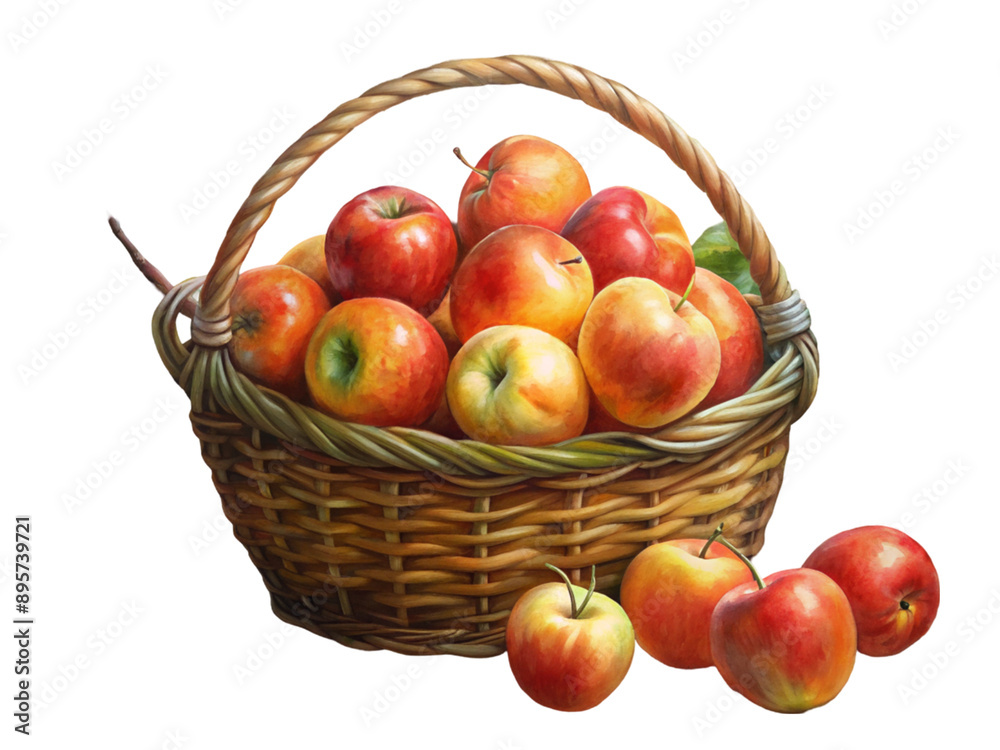 apples in basket apples in basket