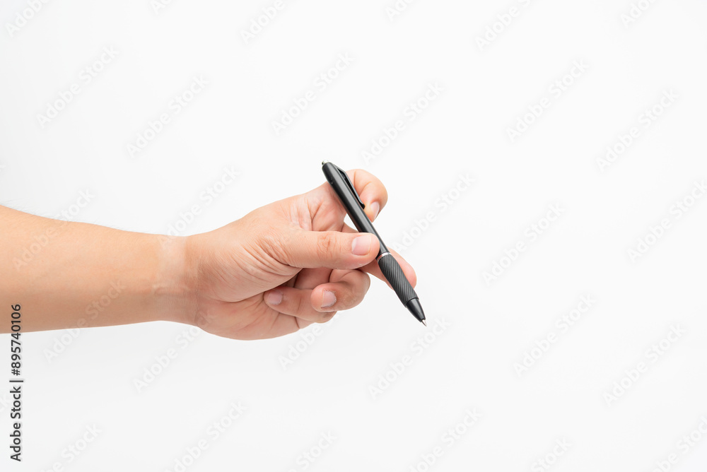 Extended Hand Gesture On White Background Extended Hand Gesture On White Background