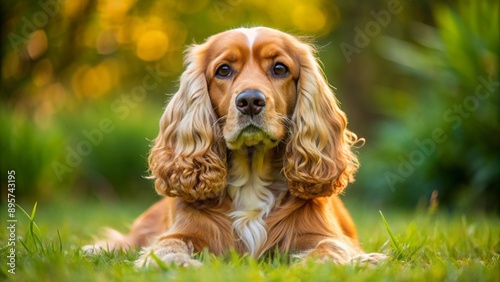 Plakat cocker spaniel puppy