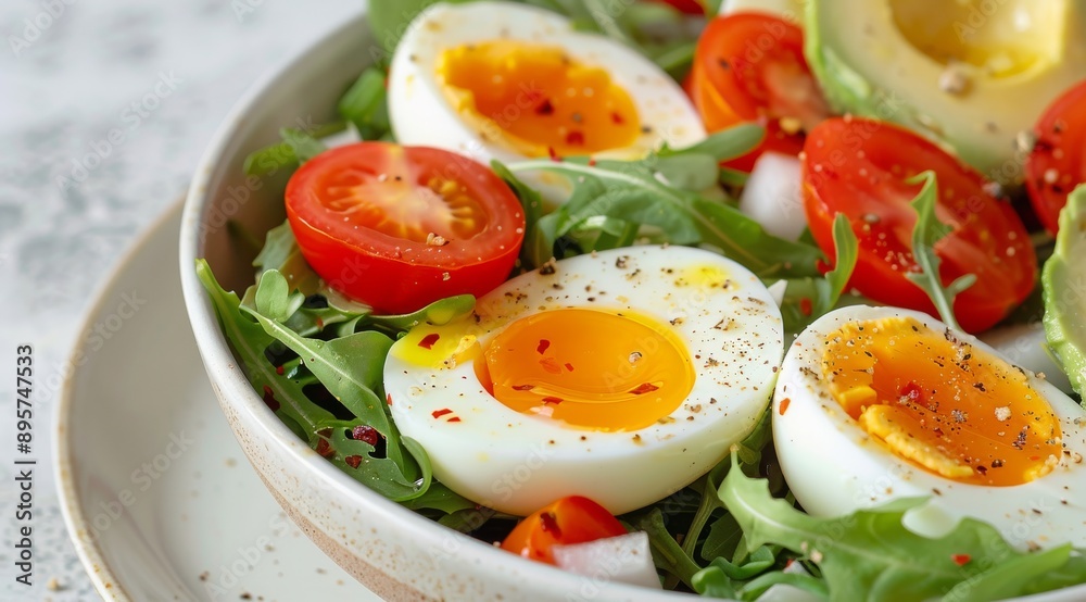 Egg, Avocado, and Tomato Salad Egg, Avocado, and Tomato Salad