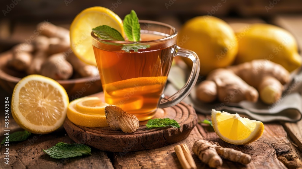 Ginger Lemon Tea Ginger Lemon Tea
