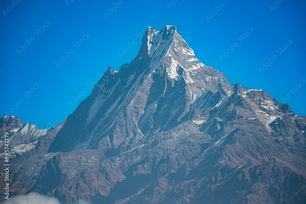 Obraz premium the Machapuchare in nepal