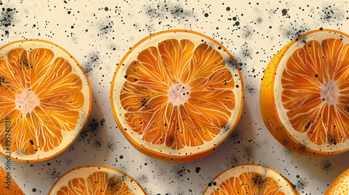 Sliced Oranges Pattern