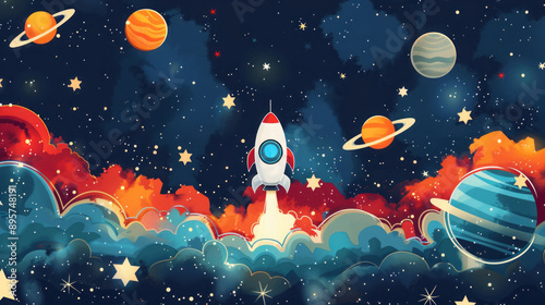 Astronaut in space, wallpaper