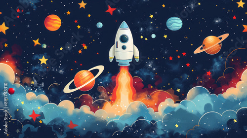 Astronaut in space, wallpaper
