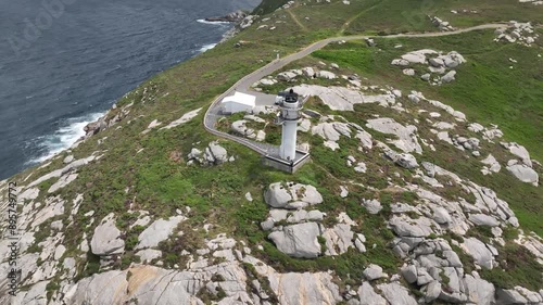 Faro de Punta Roncadoiro en Xove Lugo photo