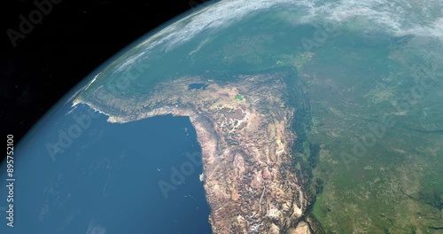 Atacama Desert in earth planet