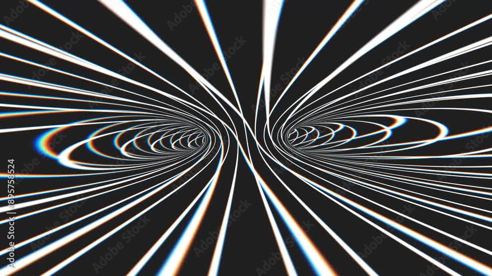 Converging Loop Psychedelic Optical Illusion. vibrant, colorful, and create a sense of ...
