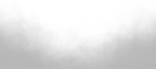 Realistic white smoke isolated on transparent white background
