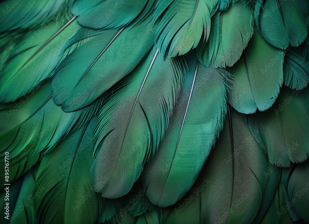 Green Feather Texture