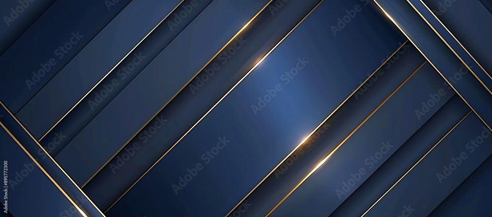 An abstract design featuring diagonal lines in blue and gold An abstract design featuring diagonal lines in blue and gold