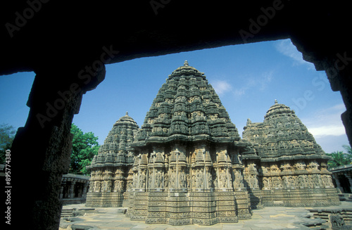 INDIA KARNATAKA BELUR CHENNAKESHAVA TEMPLE photo