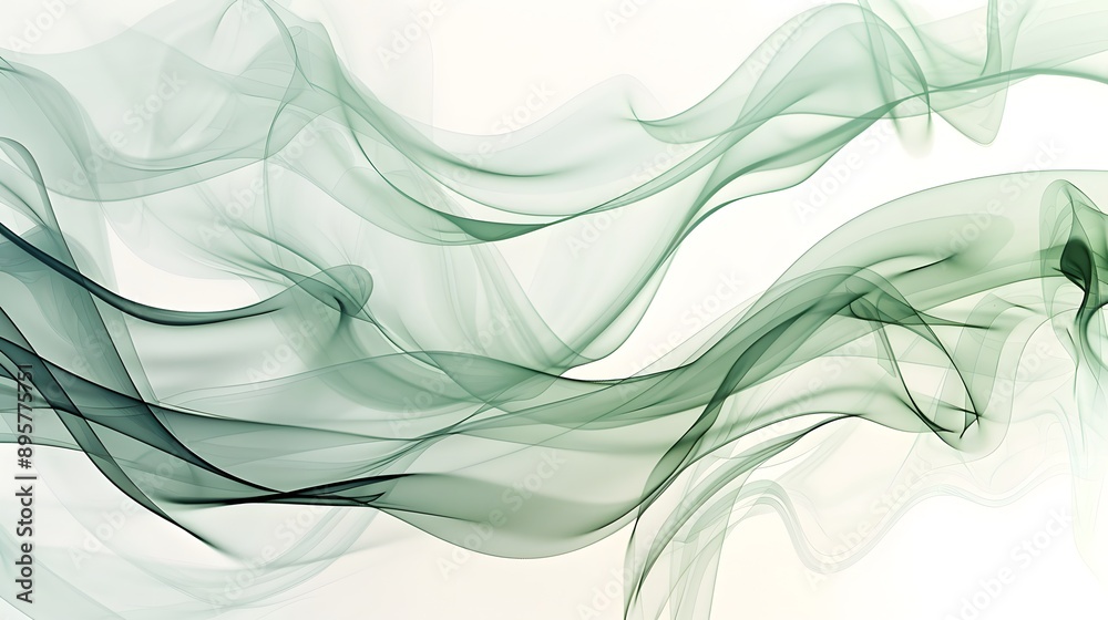 Fototapeta premium Nature-Inspired Abstract: An abstract background inspired by natural elements, with flowing lines and organic shapes. 