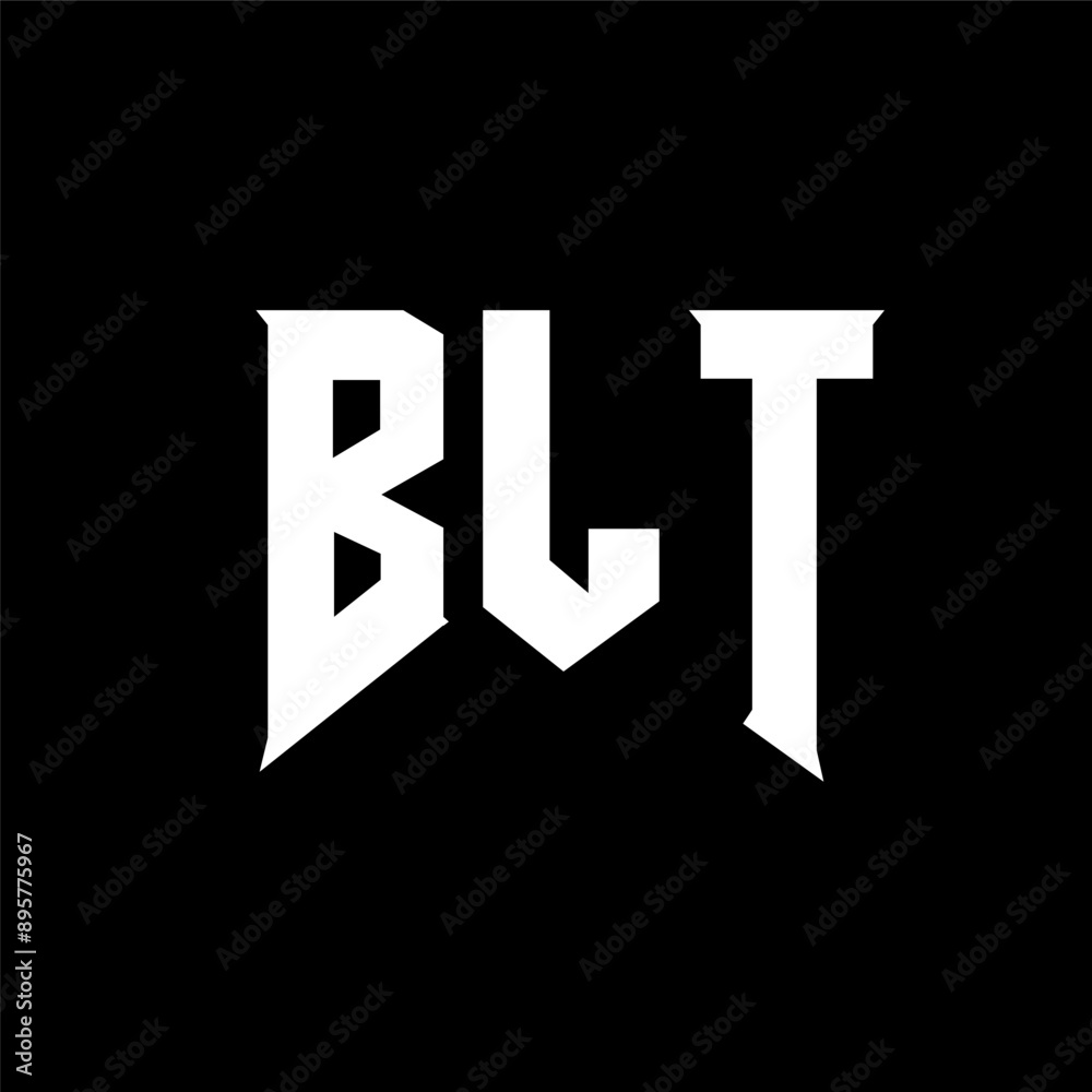 BLT letter logo design for technology company. BLT logo design black and white color combination. BLT logo, BLT vector, BLT design, BLT icon, BLT alphabet. BLT typography logo design.