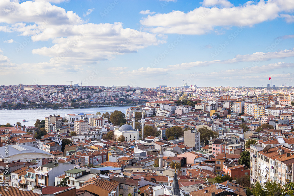 Panorama of the city of Istanbul Panorama of the city of Istanbul