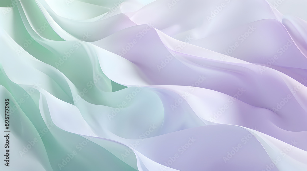 Obraz premium Flow form stage background illustration