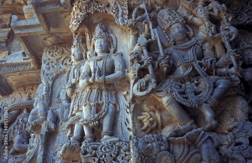 INDIA KARNATAKA BELUR CHENNAKESHAVA TEMPLE photo