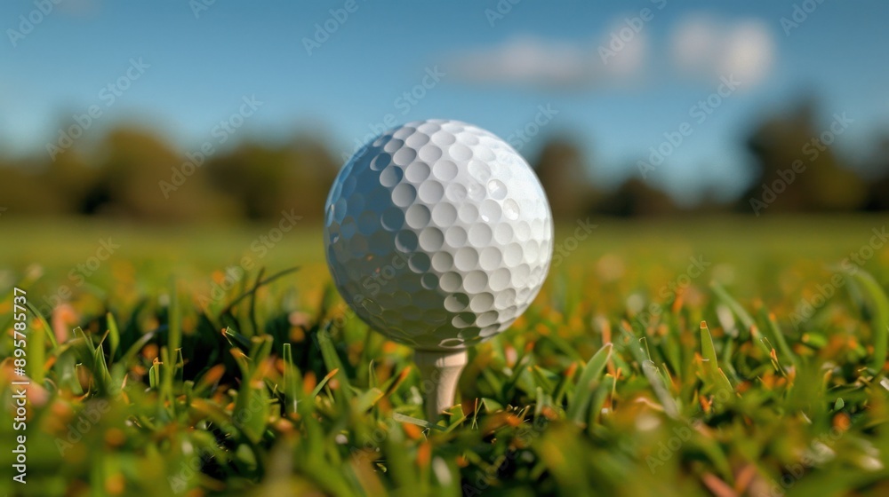 Golf Ball on a Tee