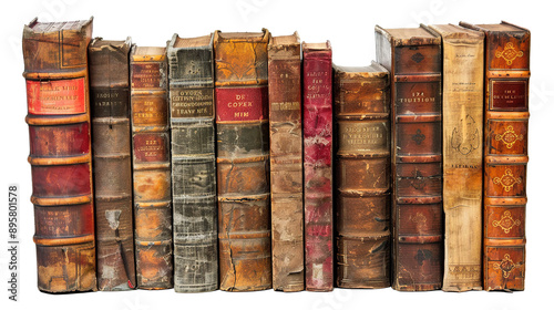 books on a transparent background