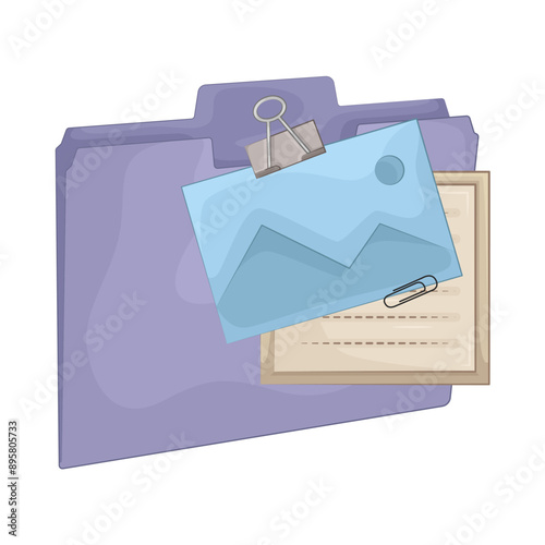 Illustration of folder 