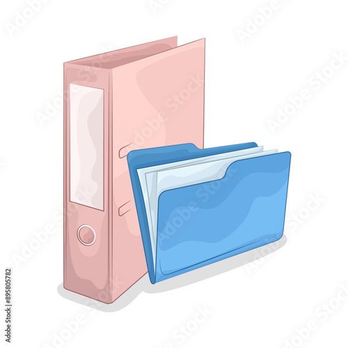 Illustration of folder 