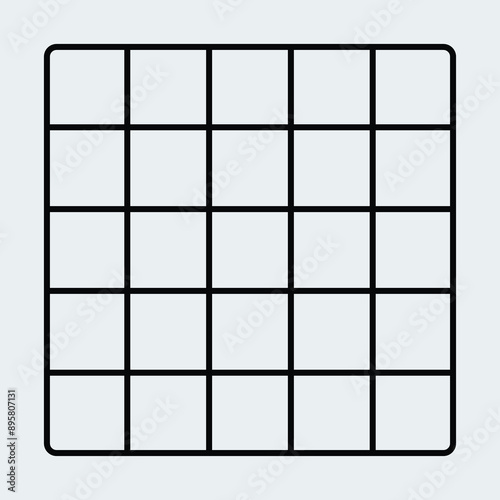 Bingo board icon vector design