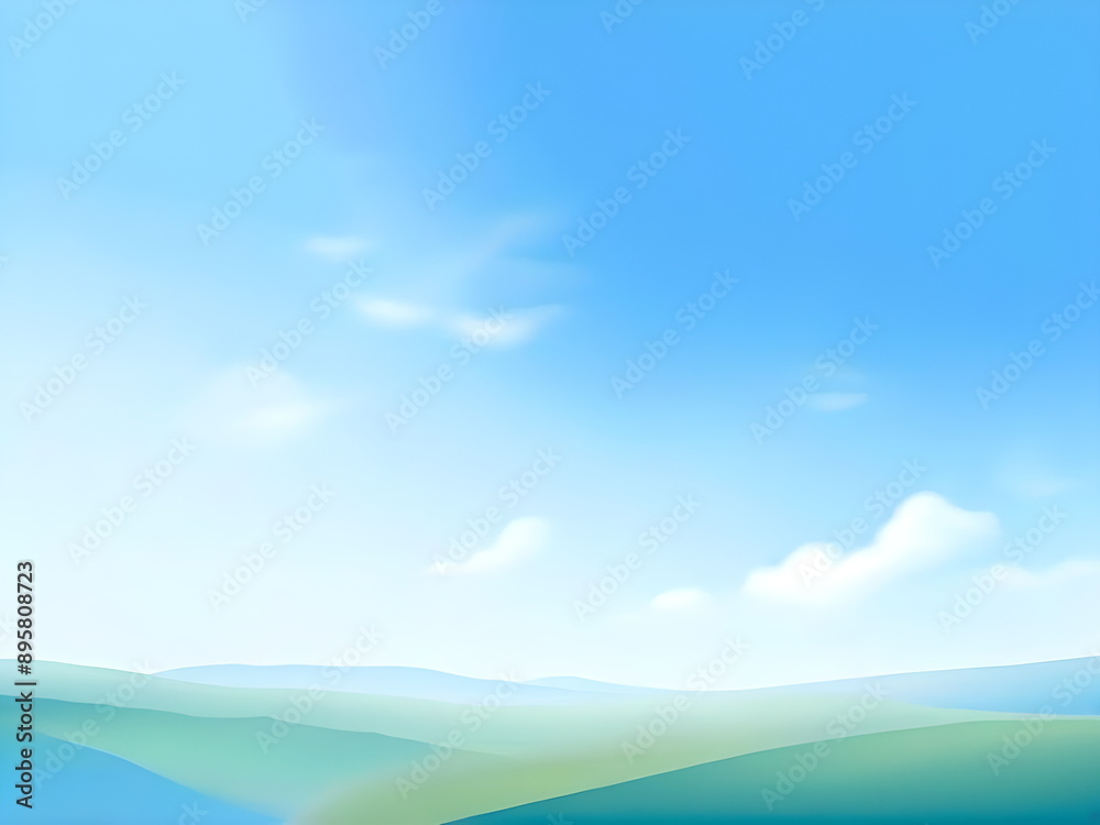 Obraz premium blue sky and clouds