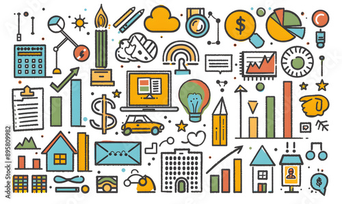 investment and business graphic advertising backgrounds