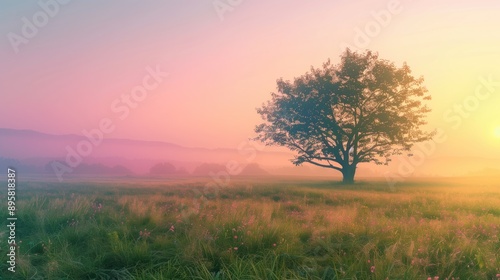 Free good morning scene wallpaper background photo