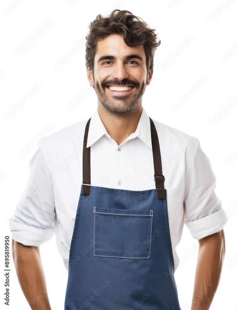 PNG man in apron, transparent background PNG man in apron, transparent background