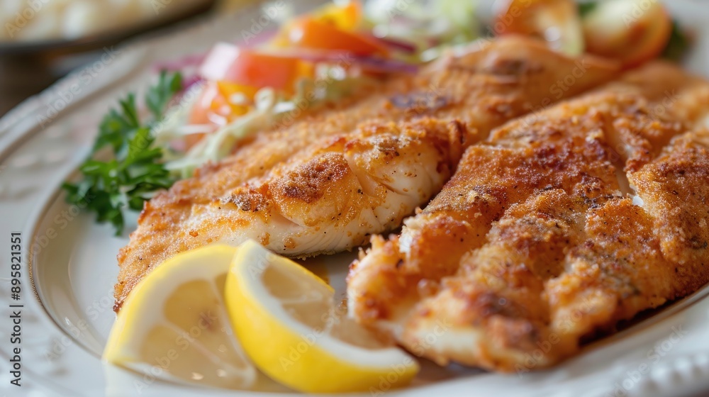 Breaded Haddock Included in a Fisherman s Platter Breaded Haddock Included in a Fisherman s Platter