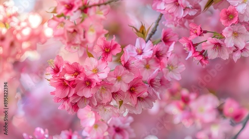 Close up of blooming Sakura or Cherry blossom tree in a spring garden in Almere Netherlands © pngking