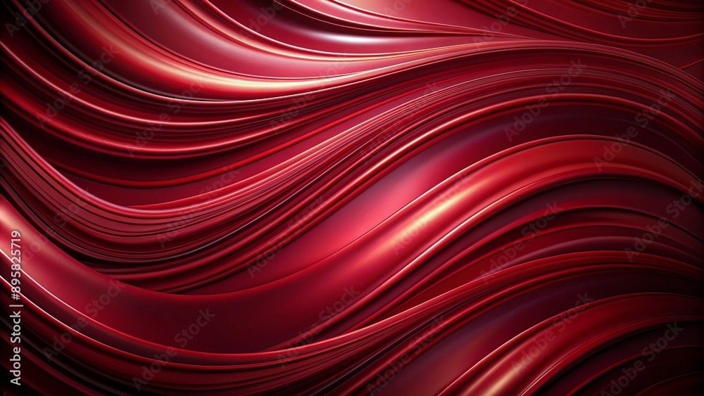 Vibrant dark red abstract background featuring curved, swirling lines that evoke a sense of luxurious, sophisticated, and romantic atmosphere. Vibrant dark red abstract background featuring curved, swirling lines that evoke a sense of luxurious, sophisticated, and romantic atmosphere.