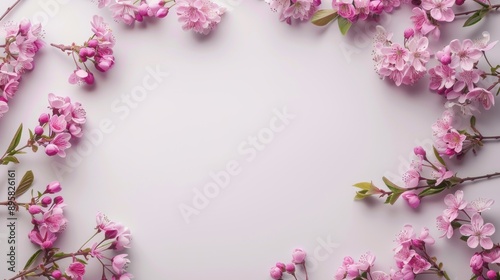 Pink Blossom Frame