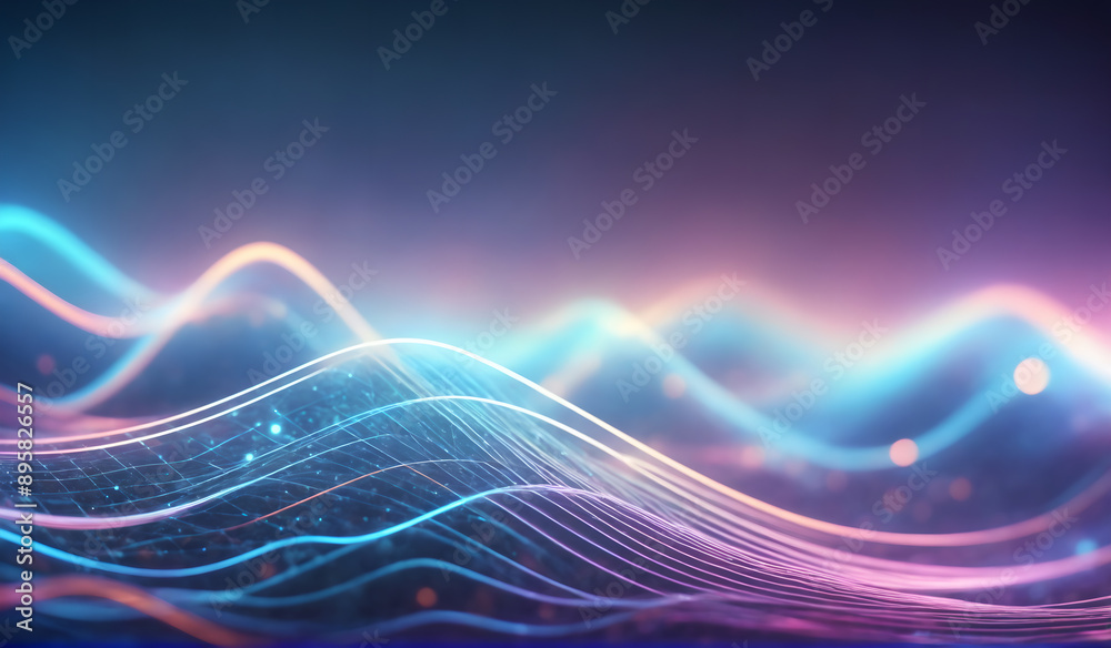 Simple glowing line background Simple glowing line background
