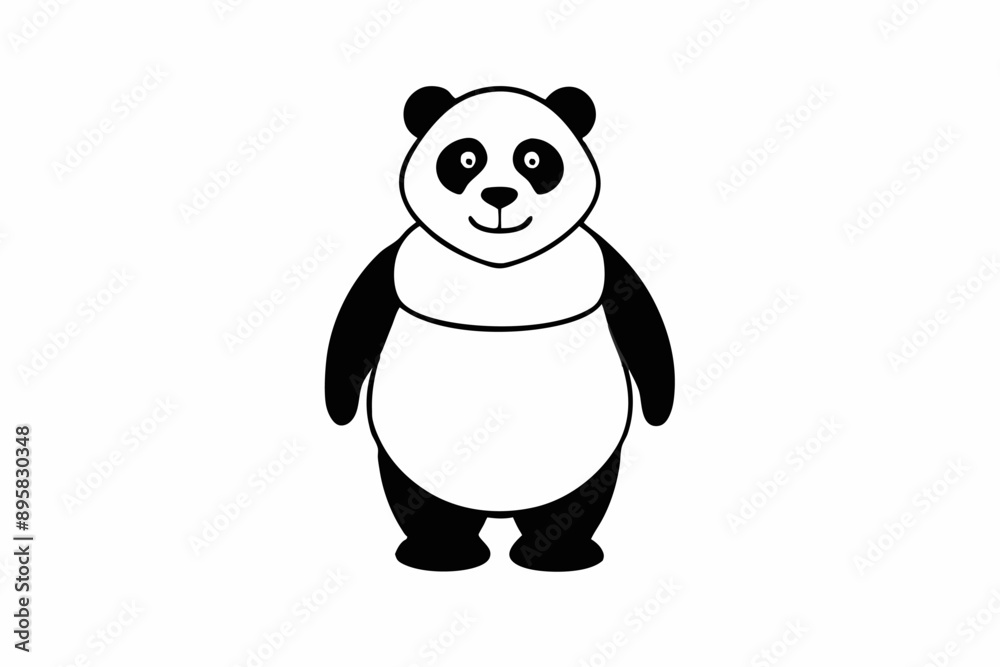 Funny Panda Vector Illustration on White Background Cartoon, Clipart, Line Art Design, Funny panda vector illustration on white background, perfect for cartoons, clipart, and line art designs Funny Panda Vector Illustration on White Background Cartoon, Clipart, Line Art Design, Funny panda vector illustration on white background, perfect for cartoons, clipart, and line art designs