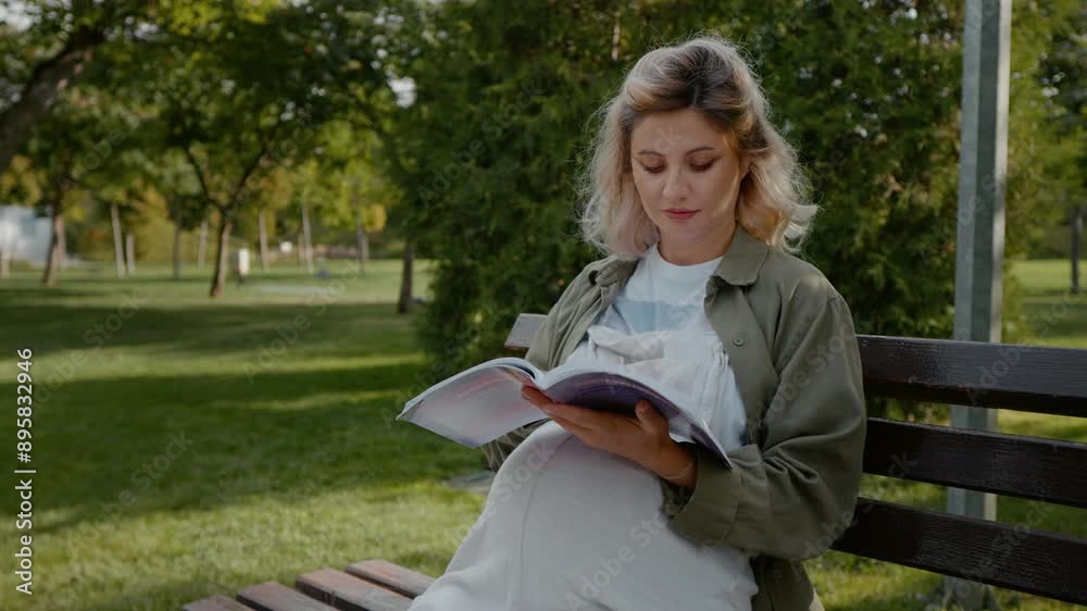 Woman reading books about pregnancy. Relaxing women interested in motherhood books. Pregnancy and motherhood. Woman reading books about pregnancy. Relaxing women interested in motherhood books. Pregnancy and motherhood.