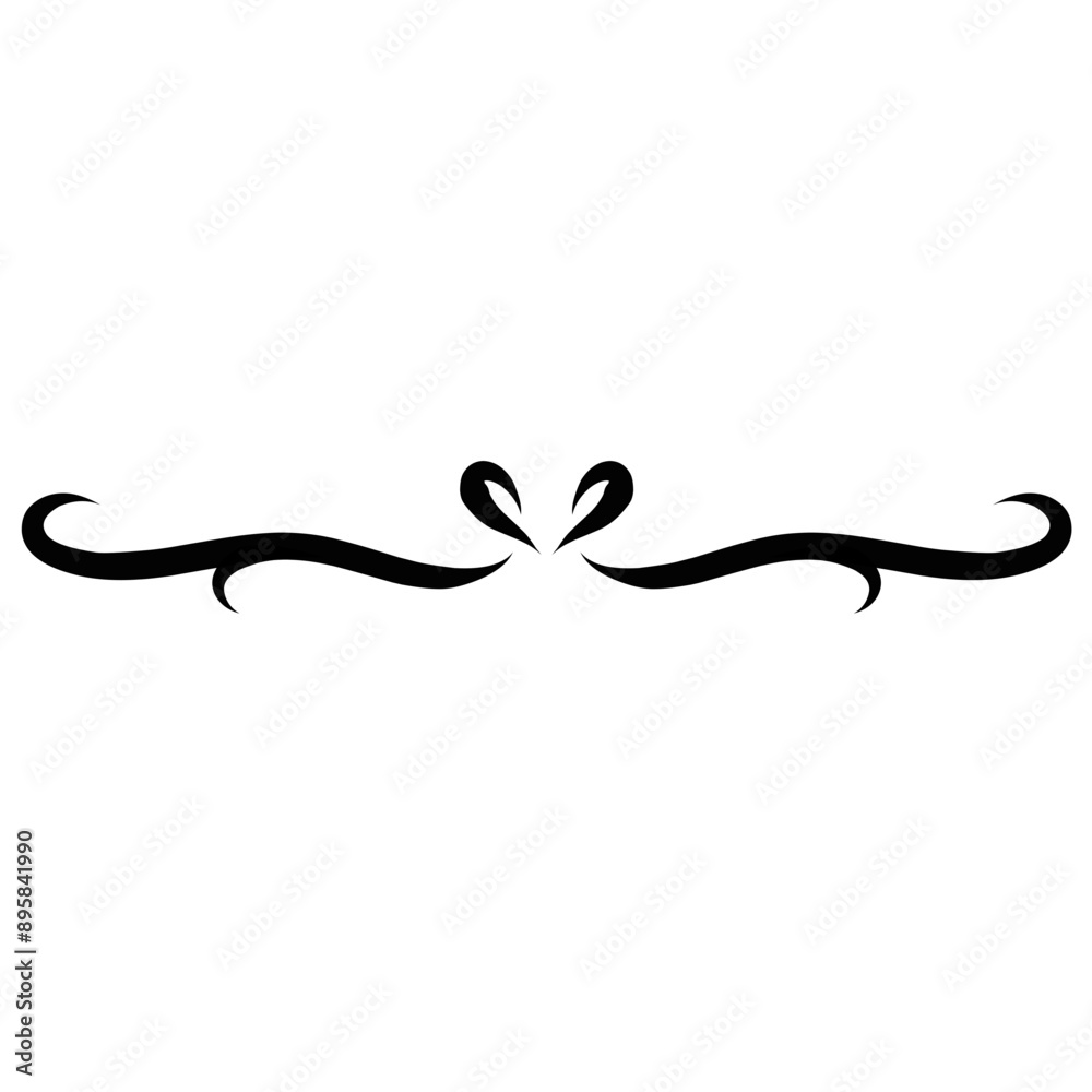 Collection of Handdrawn swirls and curles. Design element of ornaments for wedding cards, in invitations, save the date cards, flyers for restaurant Collection of Handdrawn swirls and curles. Design element of ornaments for wedding cards, in invitations, save the date cards, flyers for restaurant