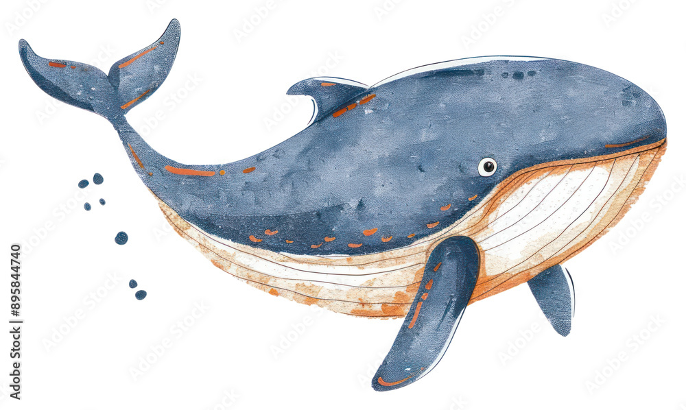 Fototapeta premium PNG Whale whale animal mammal.