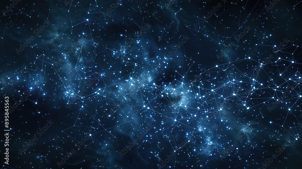 Obraz premium Space pattern wallpaper