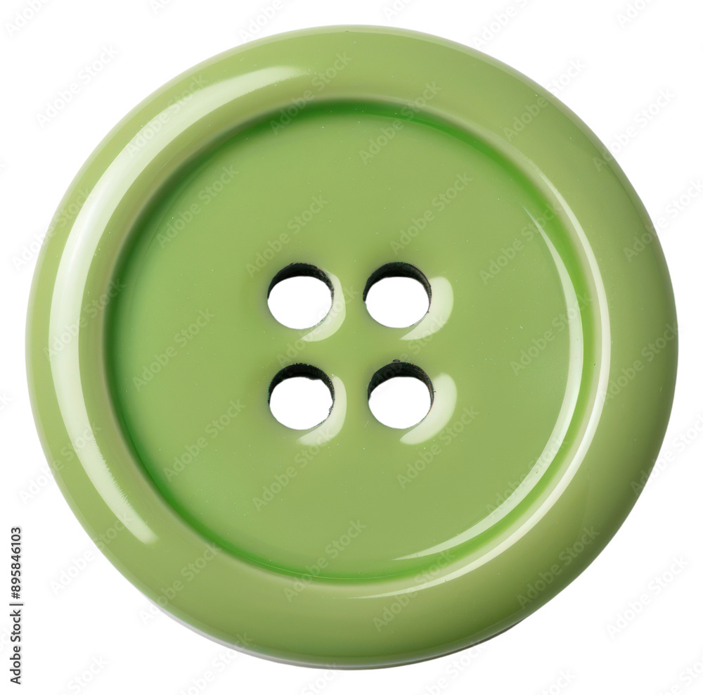 PNG Green round four-hole button PNG Green round four-hole button
