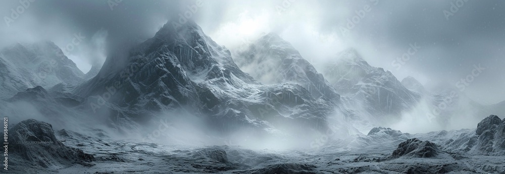 Swiss Alps.Winter landscape in the Swiss mountains.Europe Swiss Alps.Winter landscape in the Swiss mountains.Europe