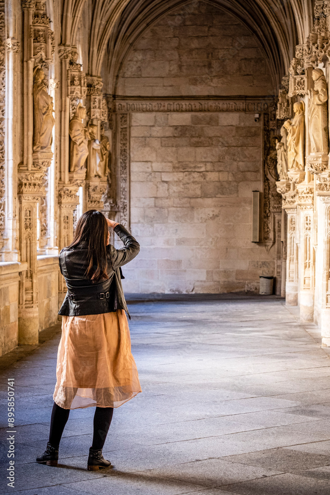 cloister, Monastery of San Juan de los Reyes, Toledo, Castilla-La Mancha, Spain cloister, Monastery of San Juan de los Reyes, Toledo, Castilla-La Mancha, Spain